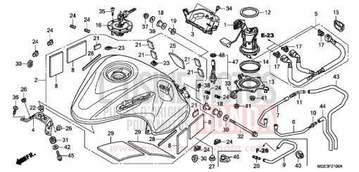 RESERVOIR A CARBURANT/POMPE A CARBURANT VFR1200FD de 2013